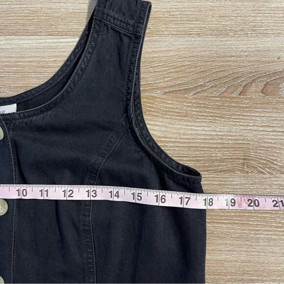 Style & Co Black Button-Down Sleeveless Dress Size 10P Petite - Picture 11 of 14